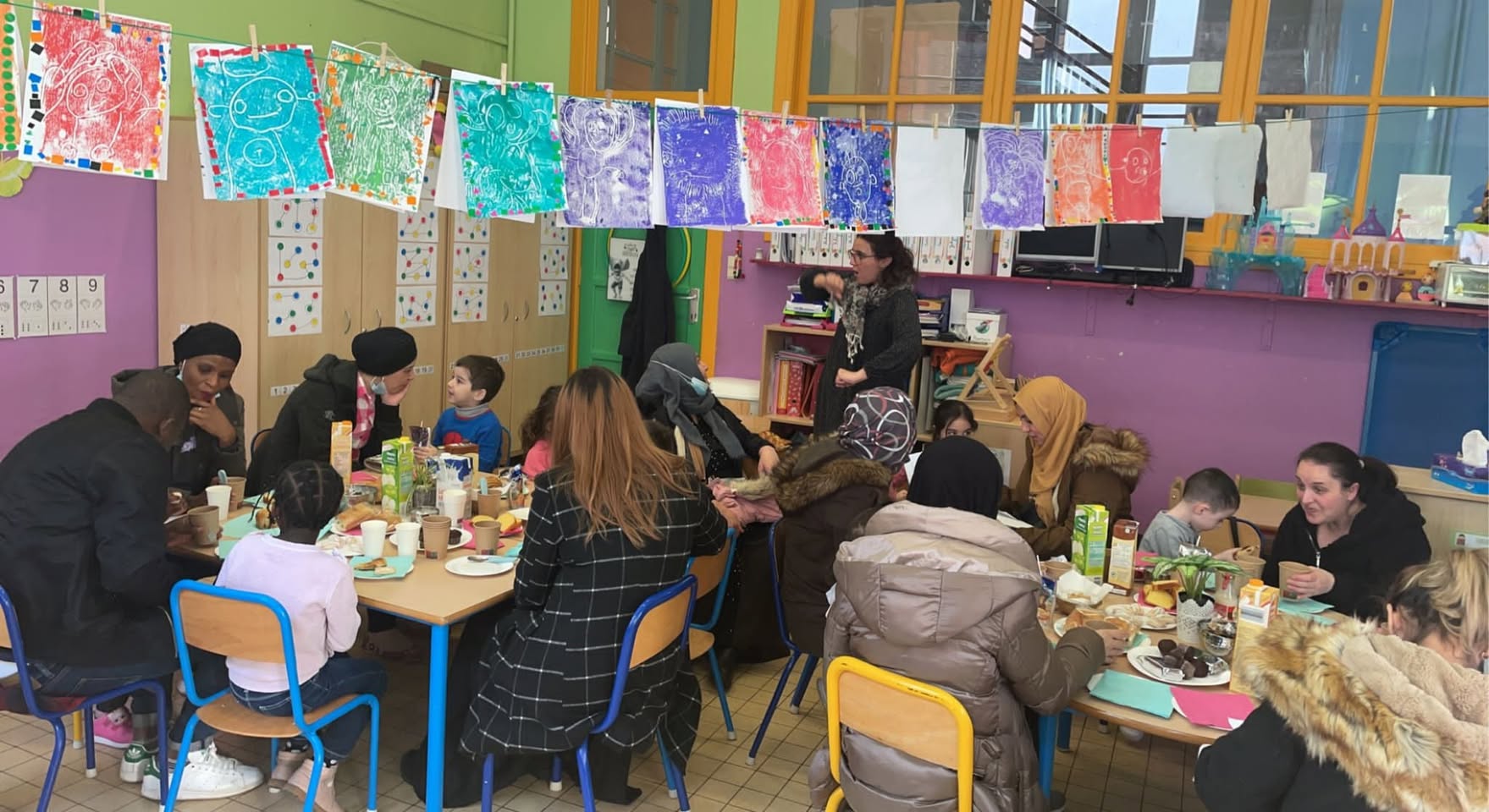 Petit déjeuner avec les parents en M2