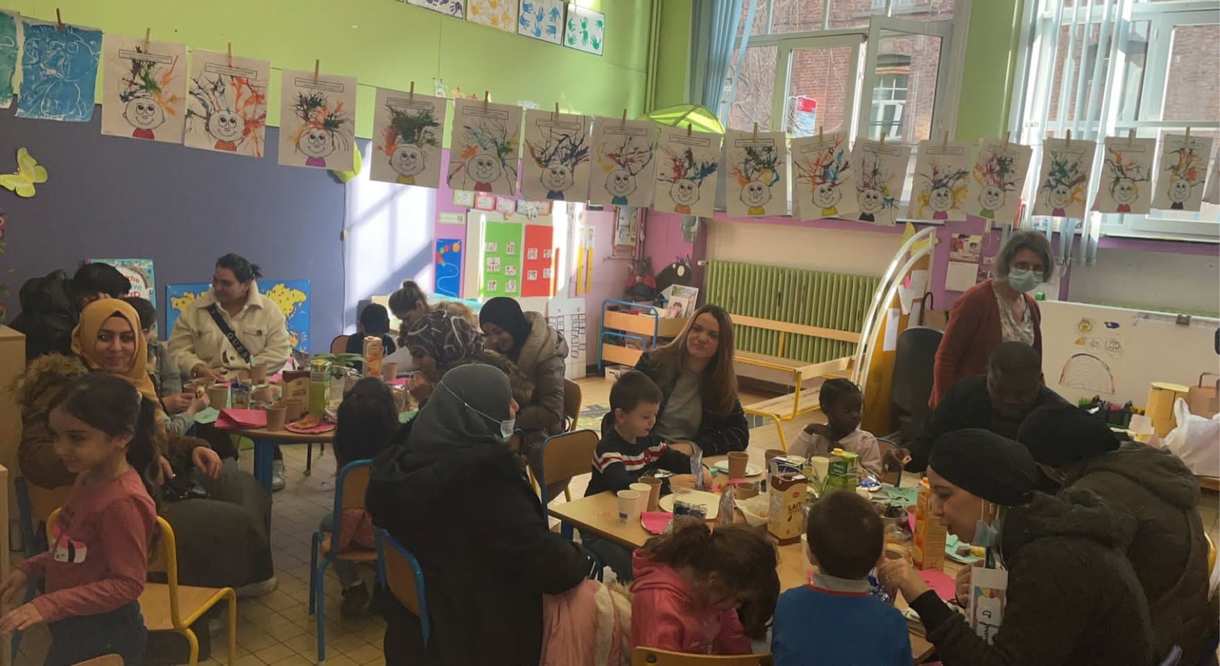 Petit déjeuner avec les parents en M2
