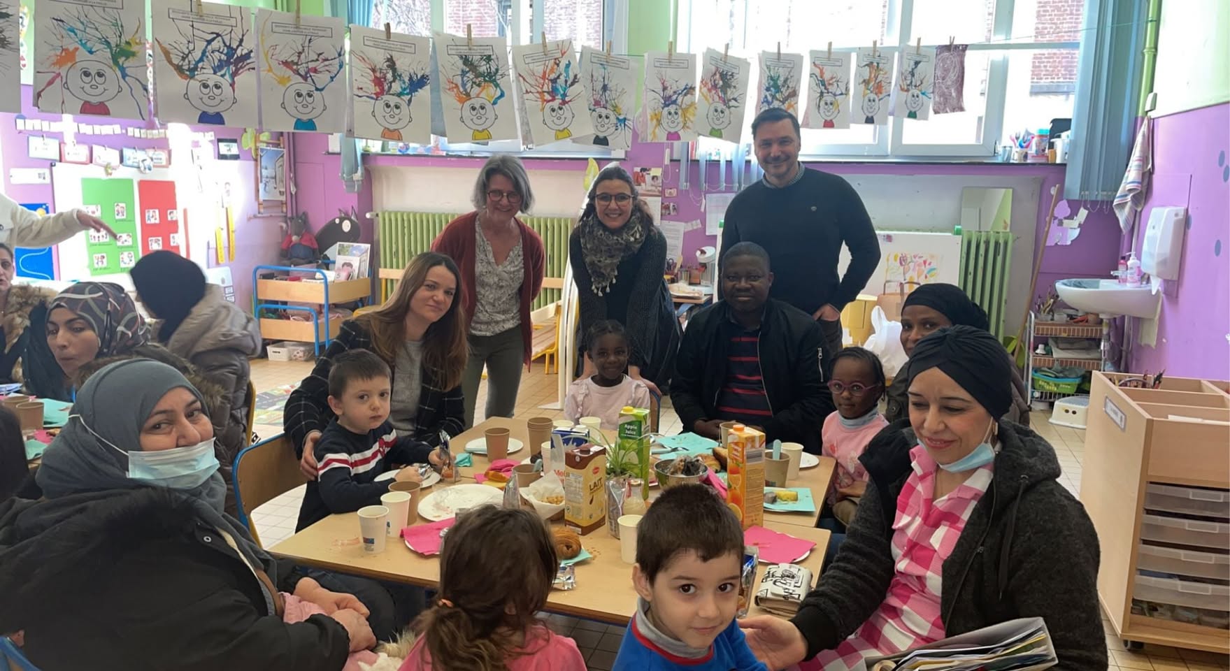 Petit déjeuner avec les parents en M2