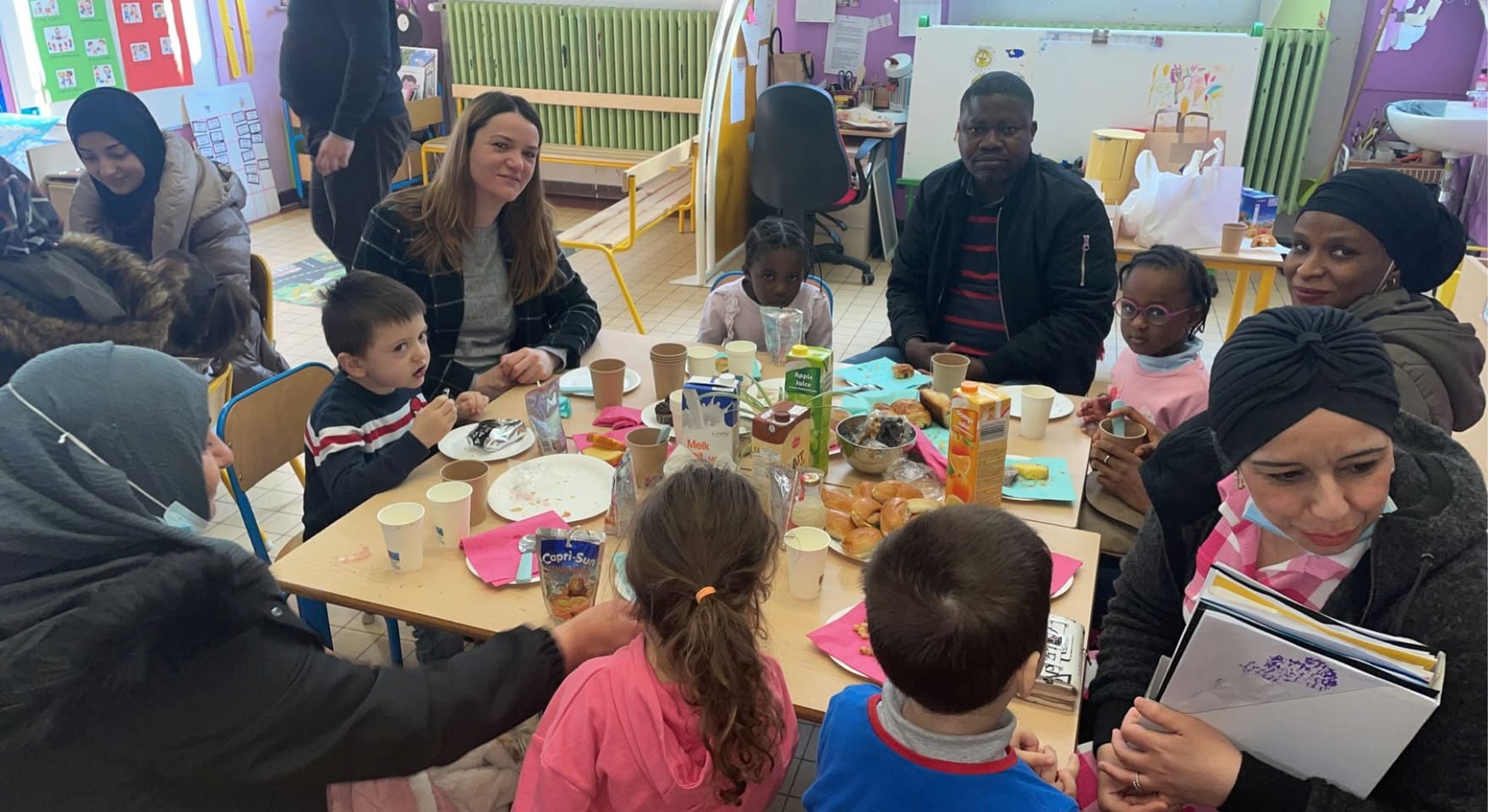 Petit déjeuner avec les parents en M2