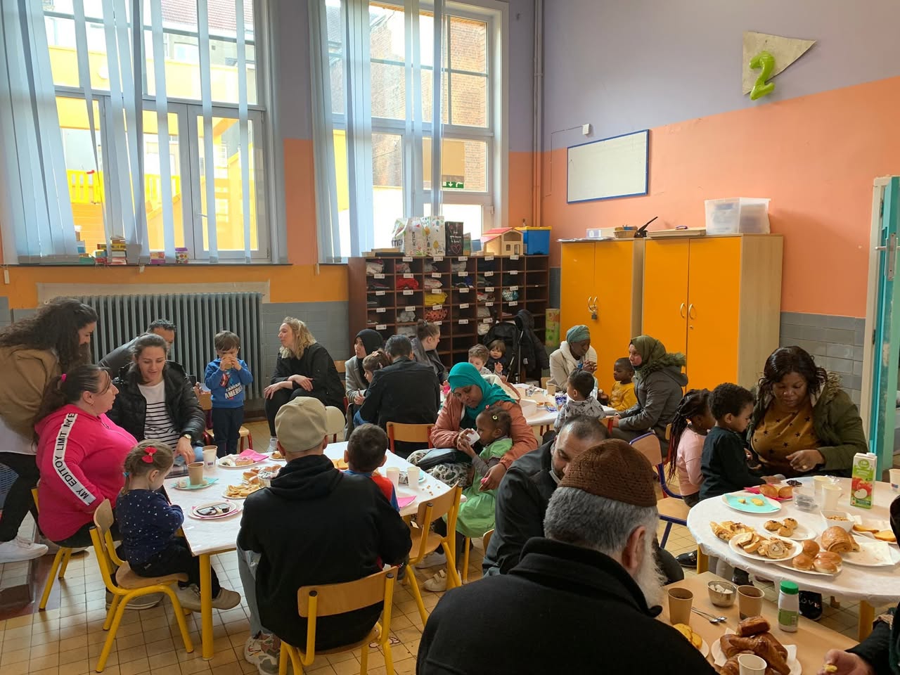 Deuxième petit déjeuner parents en M1