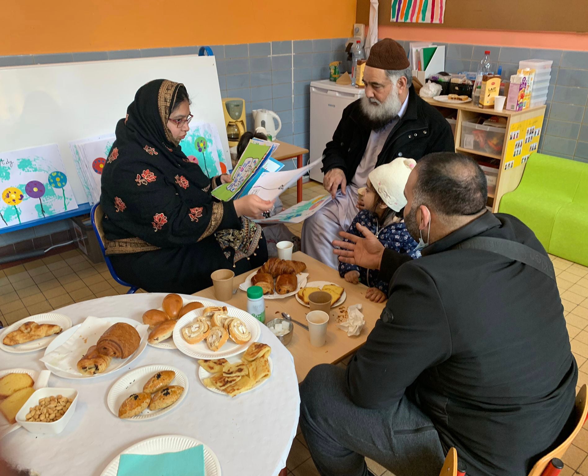 Deuxième petit déjeuner parents en M1