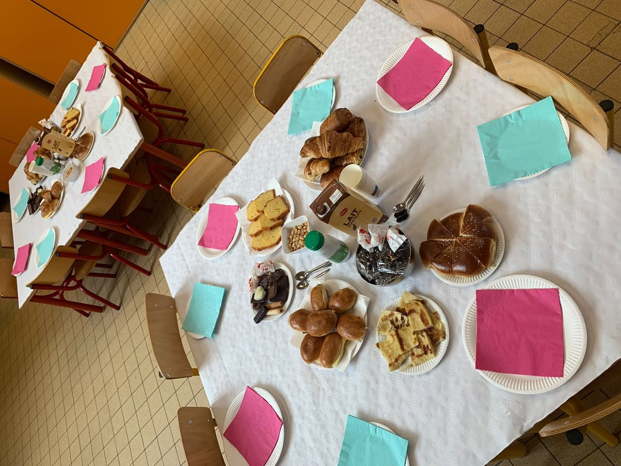 Deuxième petit déjeuner parents en M1