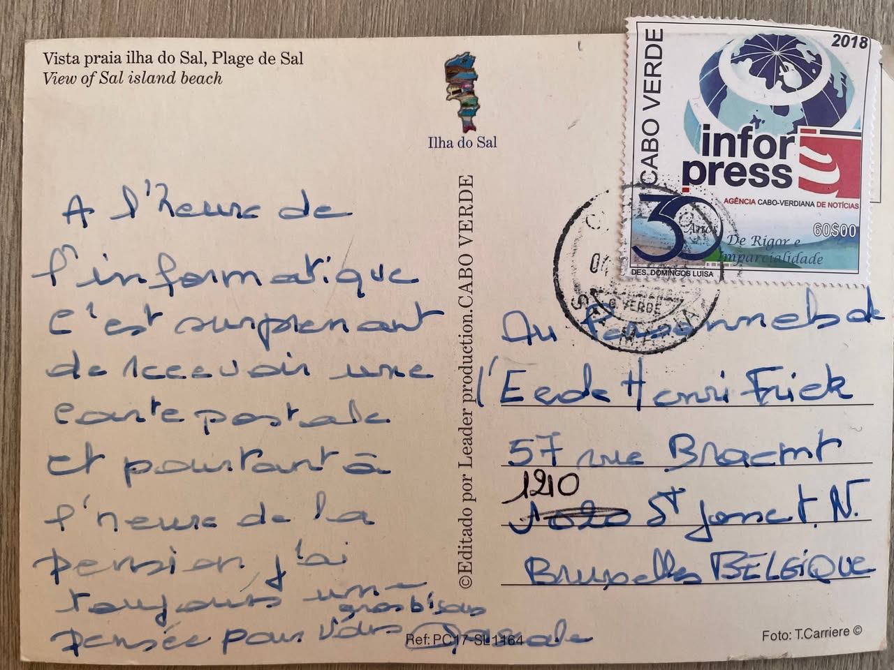 Une petite pensée de Madame Pascale Praile