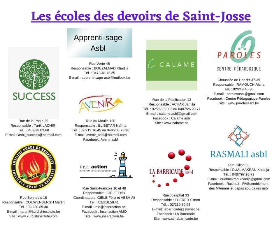 Les écoles des devoirs de Saint-Josse