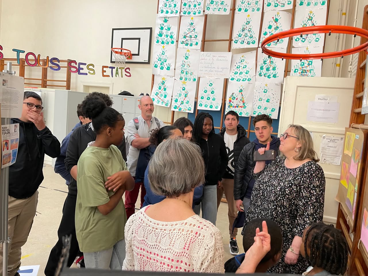 Exposition de reprises de grands artistes à l'école Henri Frick