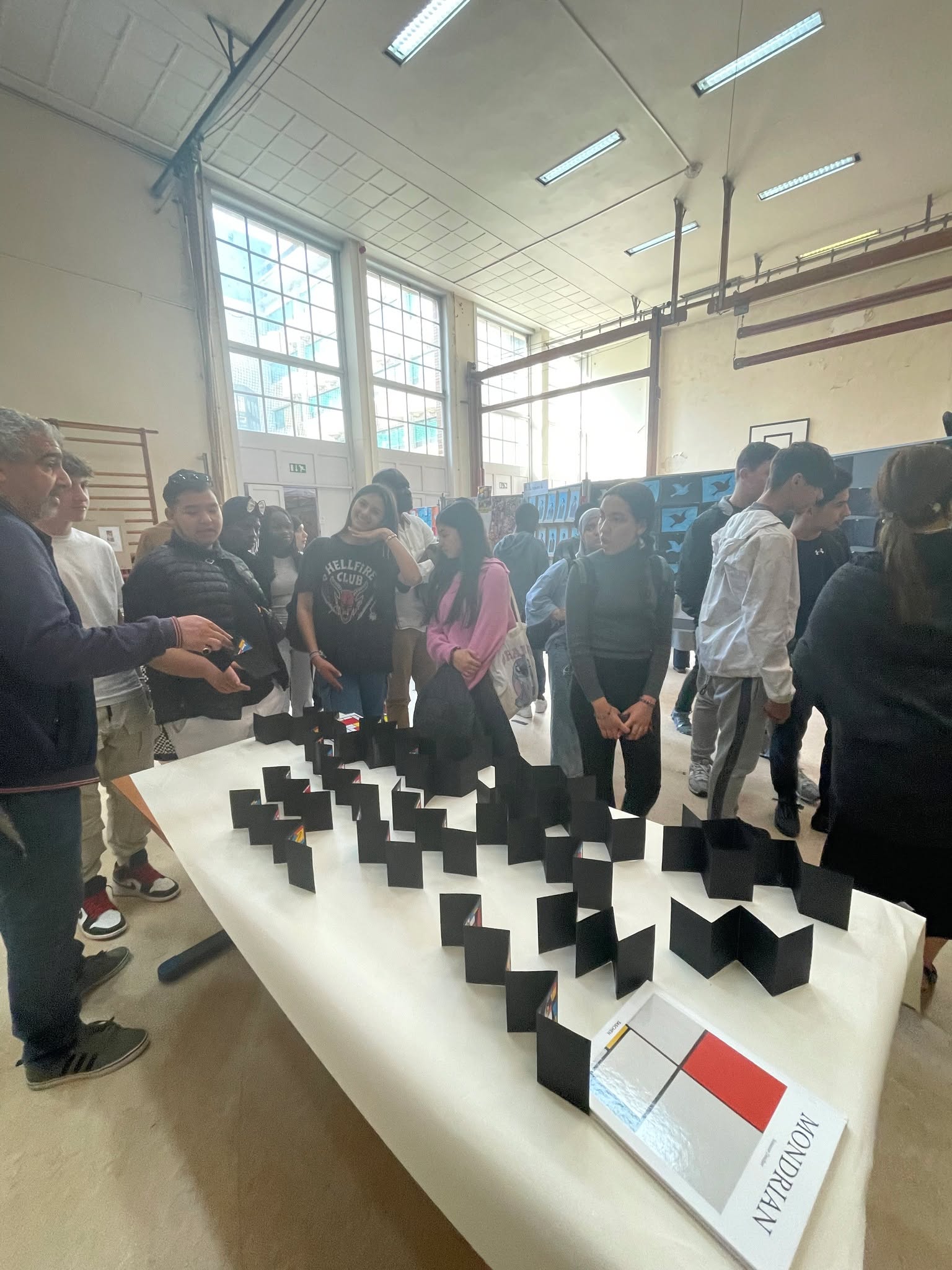 Exposition de reprises de grands artistes à l'école Henri Frick
