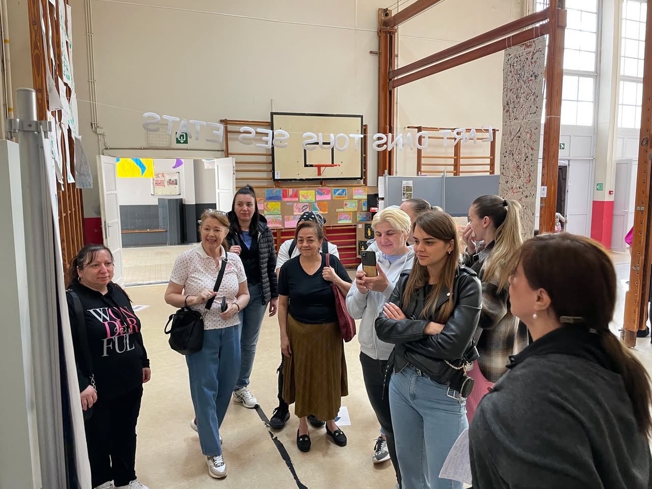 Exposition de reprises de grands artistes à l'école Henri Frick