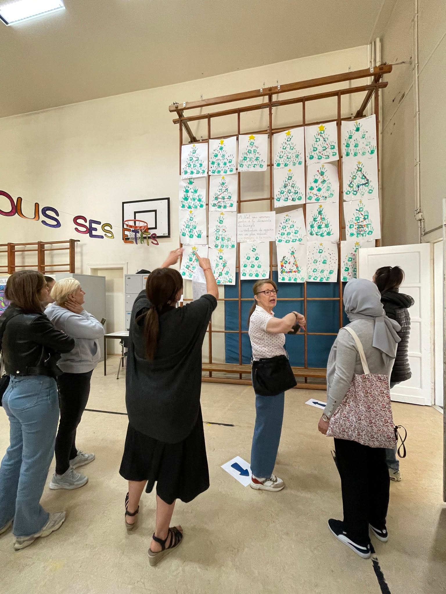 Exposition de reprises de grands artistes à l'école Henri Frick