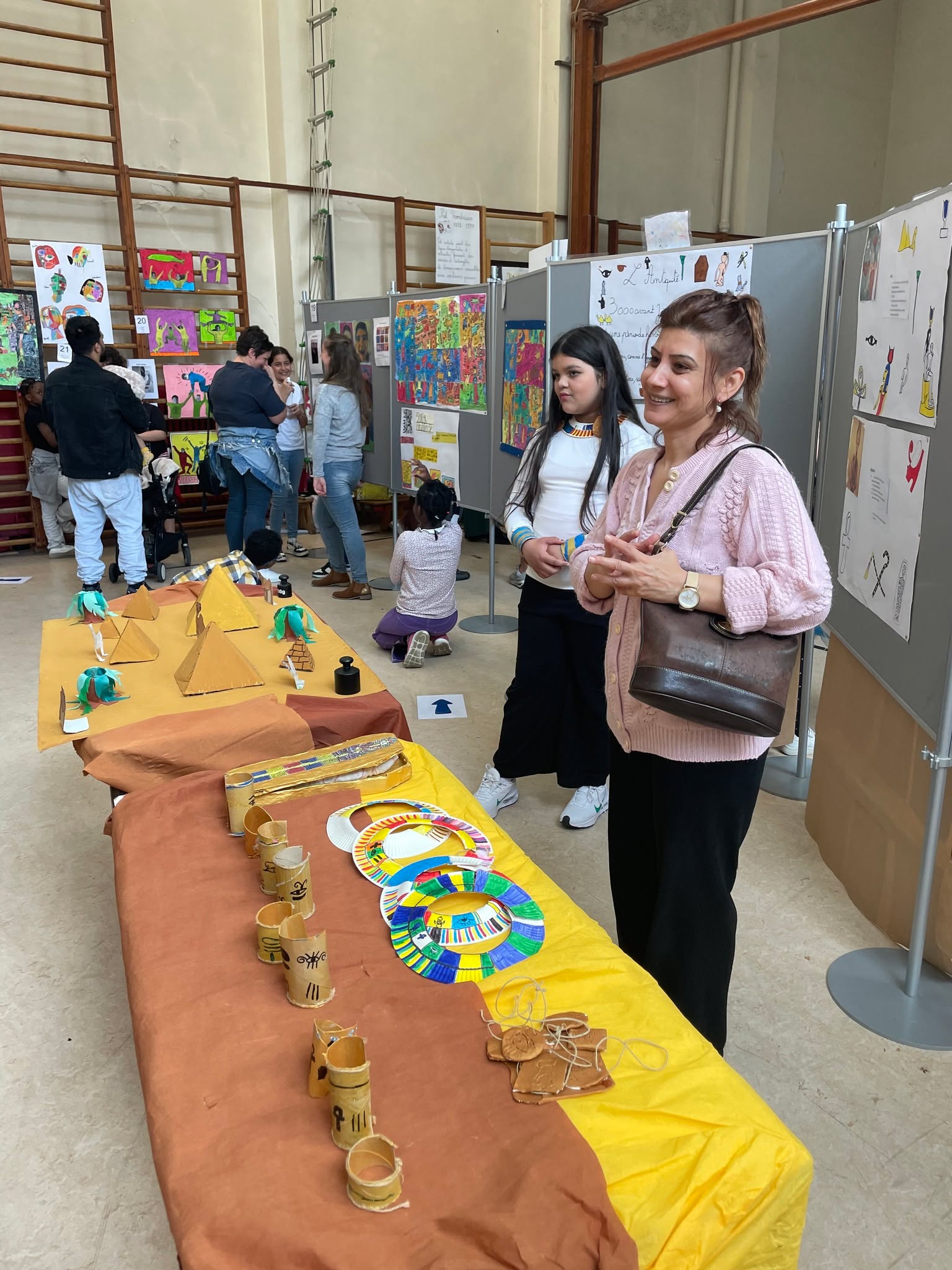 Exposition de reprises de grands artistes à l'école Henri Frick