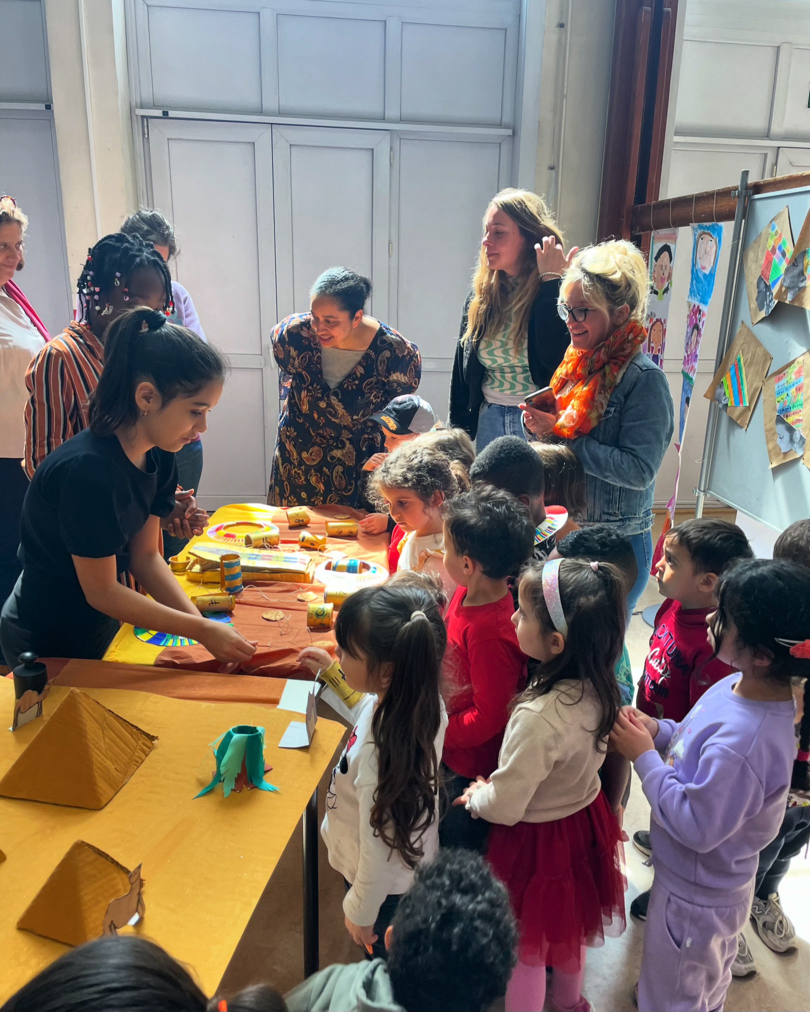 Exposition de reprises de grands artistes à l'école Henri Frick