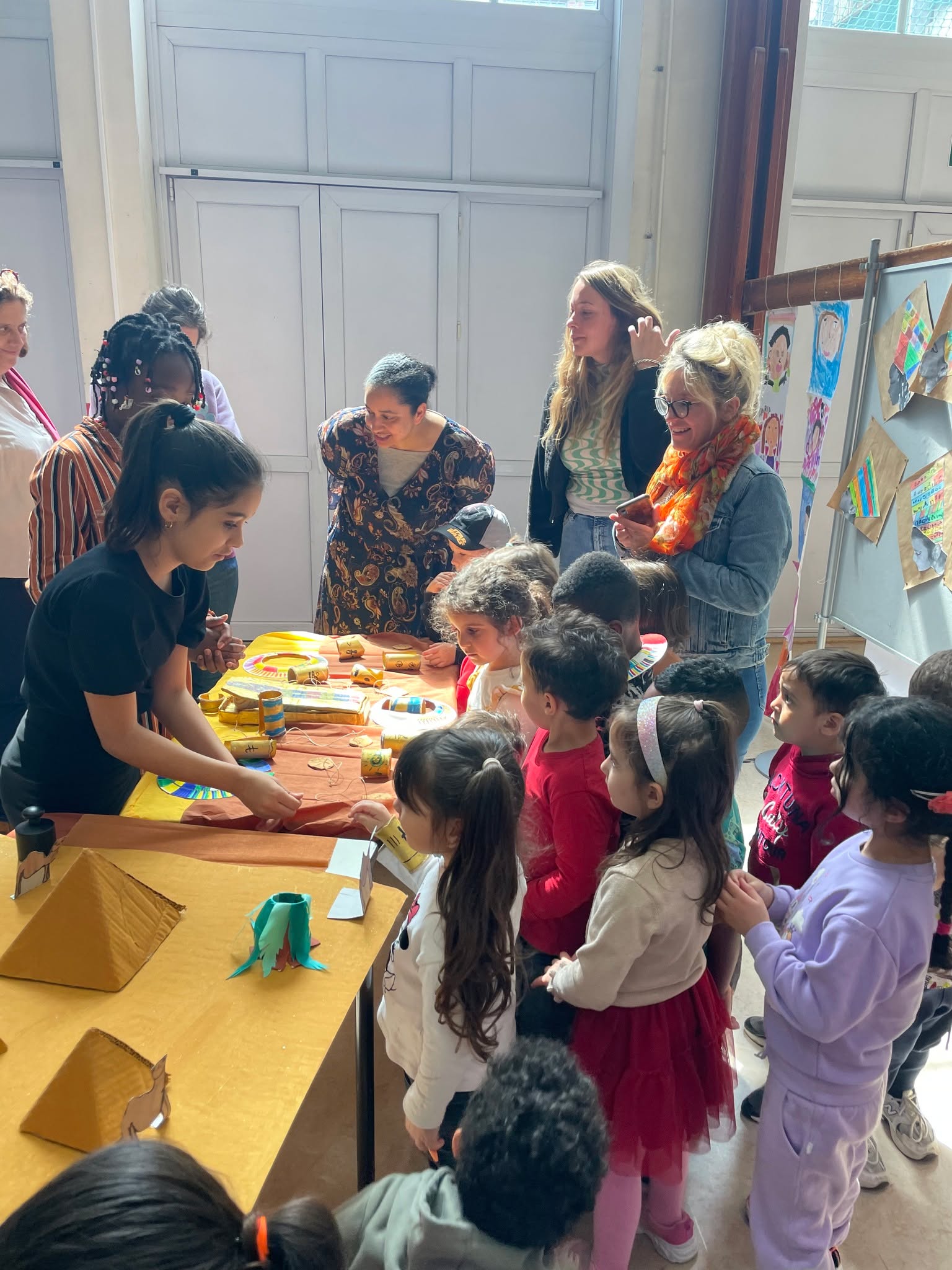 Exposition de reprises de grands artistes à l'école Henri Frick