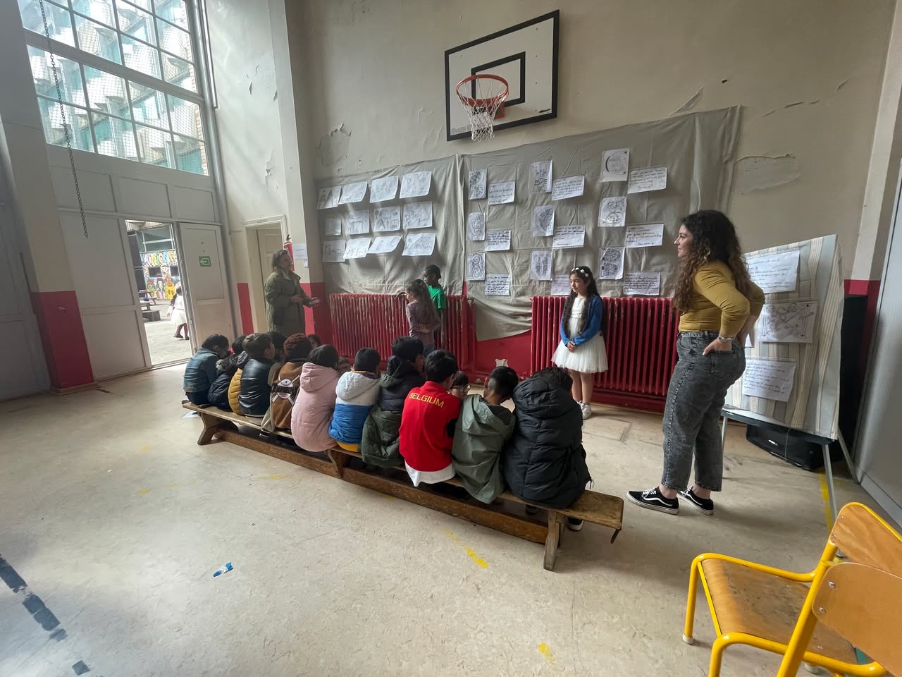 Exposition de reprises de grands artistes à l'école Henri Frick
