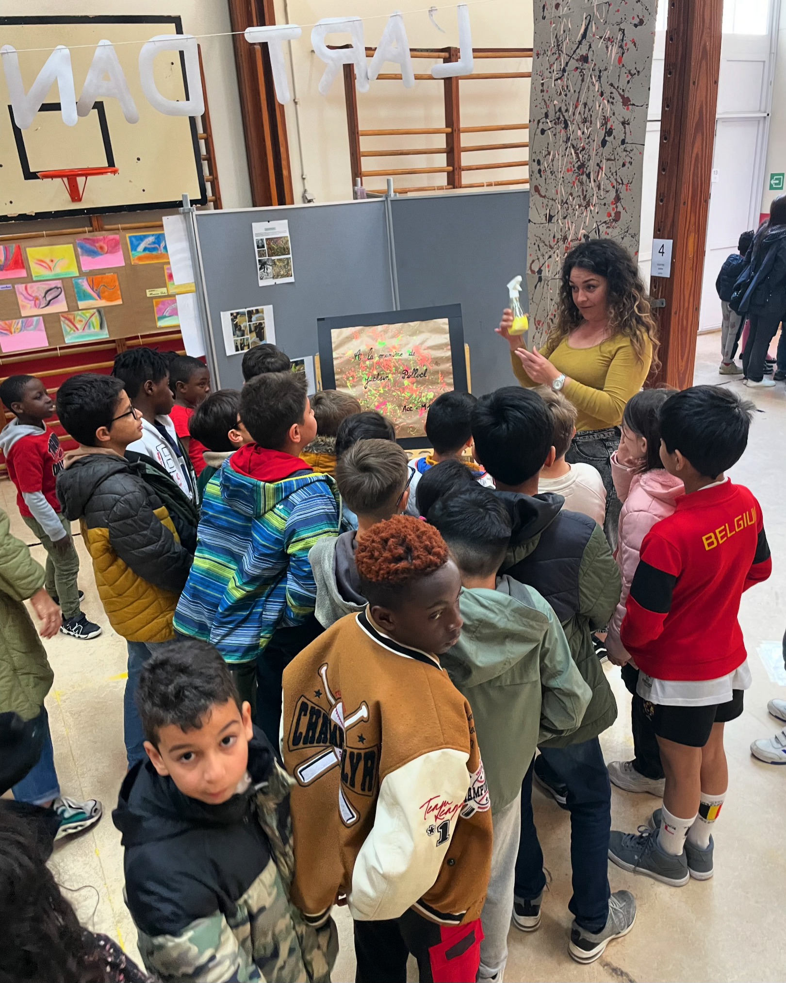 Exposition de reprises de grands artistes à l'école Henri Frick