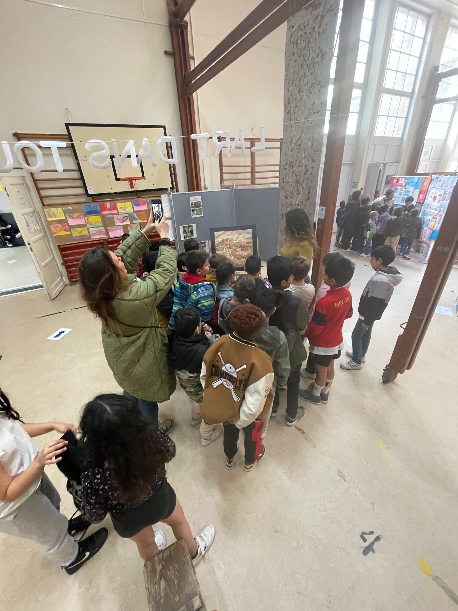Exposition de reprises de grands artistes à l'école Henri Frick