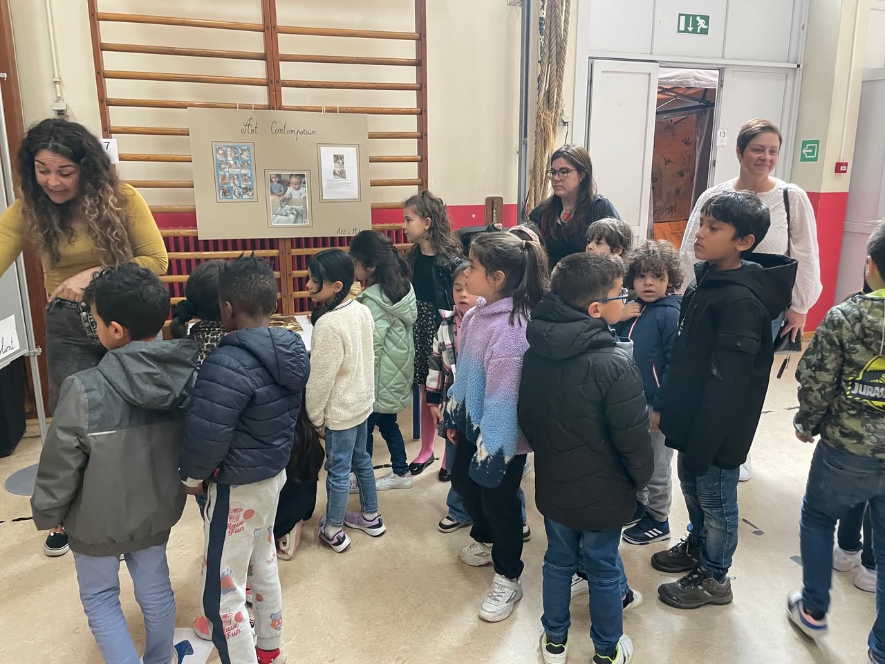 Exposition de reprises de grands artistes à l'école Henri Frick