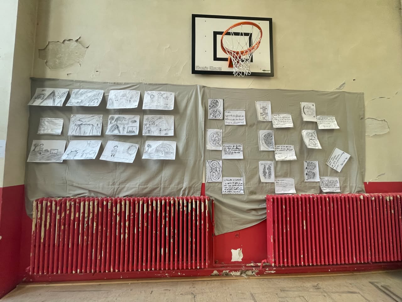 Exposition de reprises de grands artistes à l'école Henri Frick