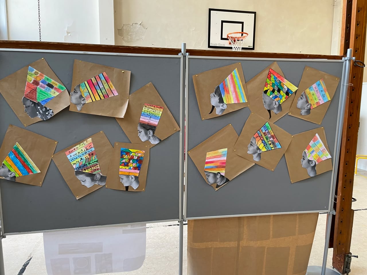 Exposition de reprises de grands artistes à l'école Henri Frick