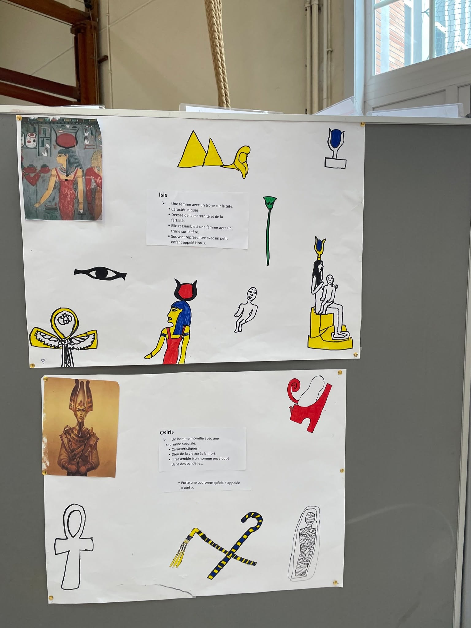 Exposition de reprises de grands artistes à l'école Henri Frick