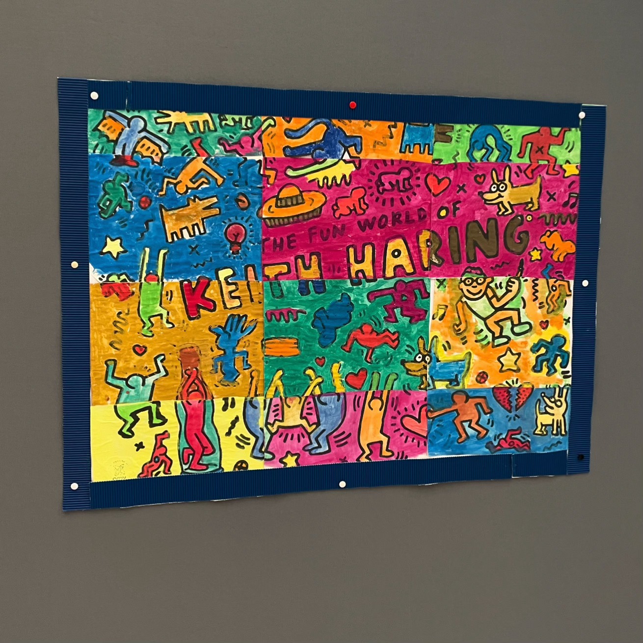 Exposition de reprises de grands artistes à l'école Henri Frick