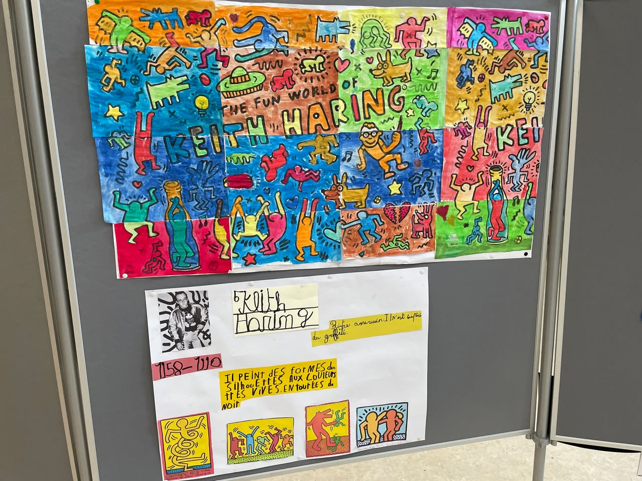 Exposition de reprises de grands artistes à l'école Henri Frick