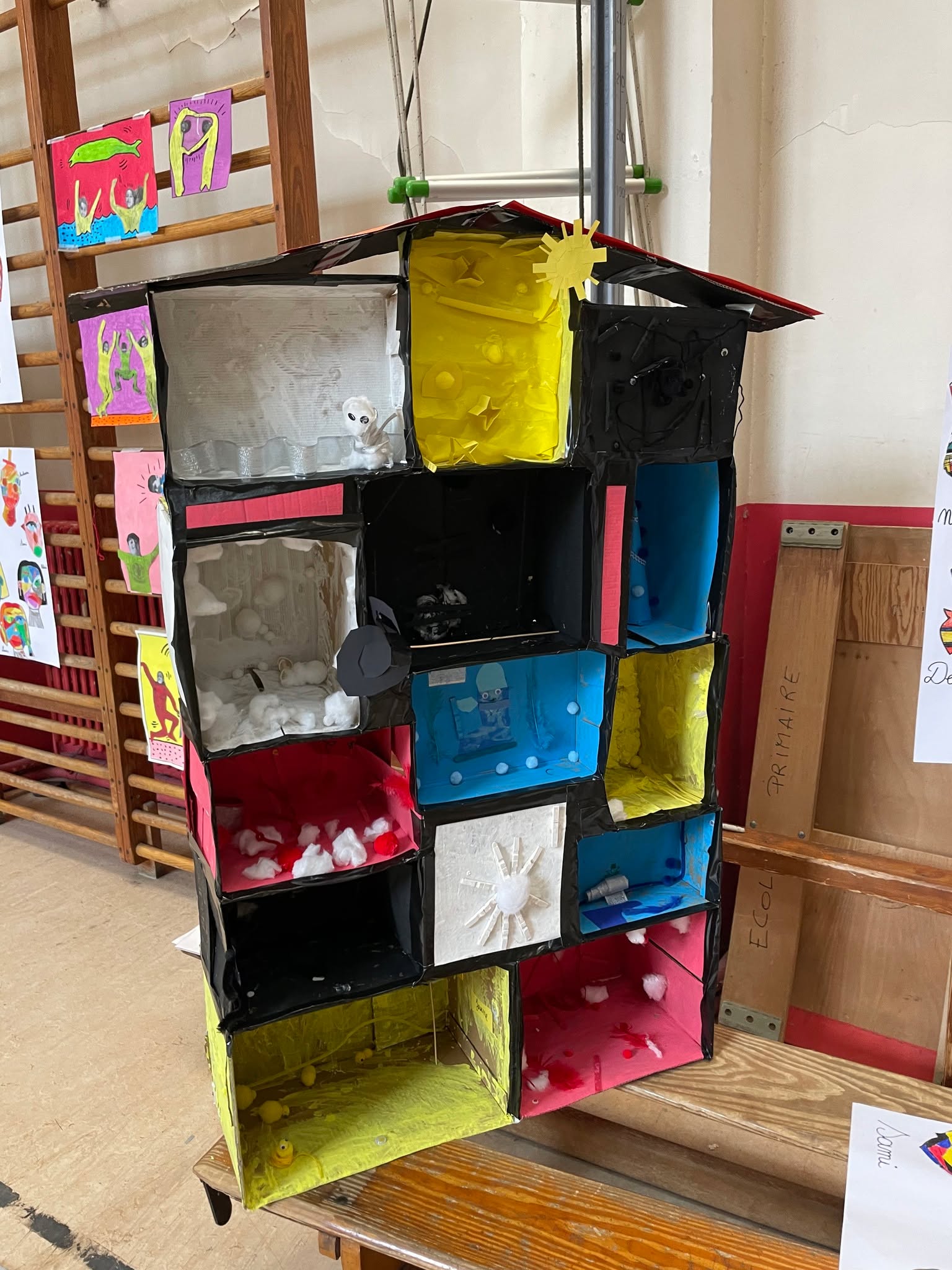 Exposition de reprises de grands artistes à l'école Henri Frick
