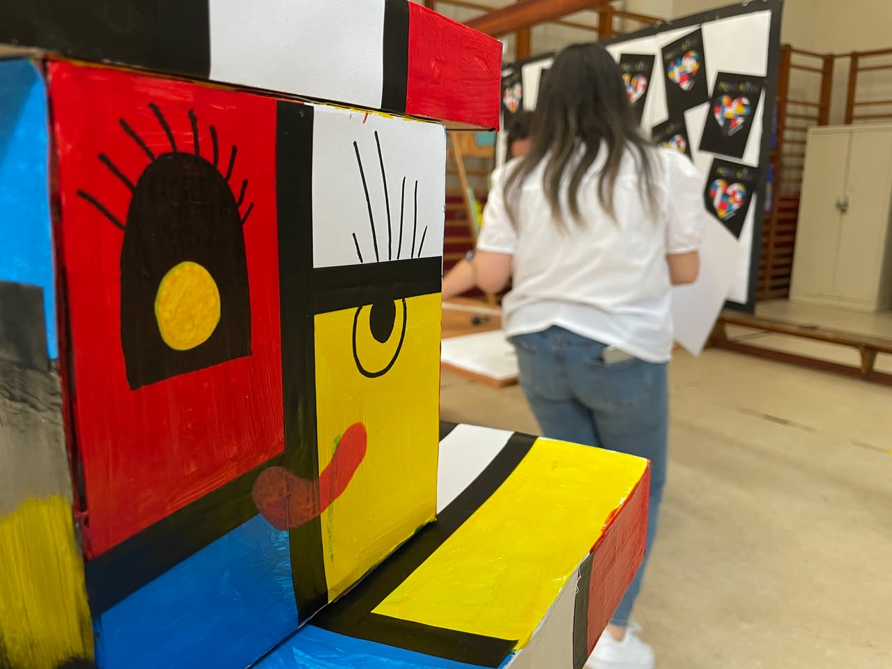 Exposition de reprises de grands artistes à l'école Henri Frick