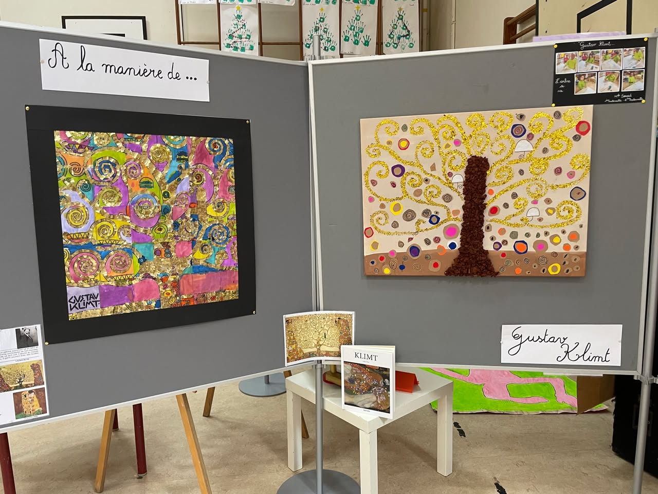 Exposition de reprises de grands artistes à l'école Henri Frick