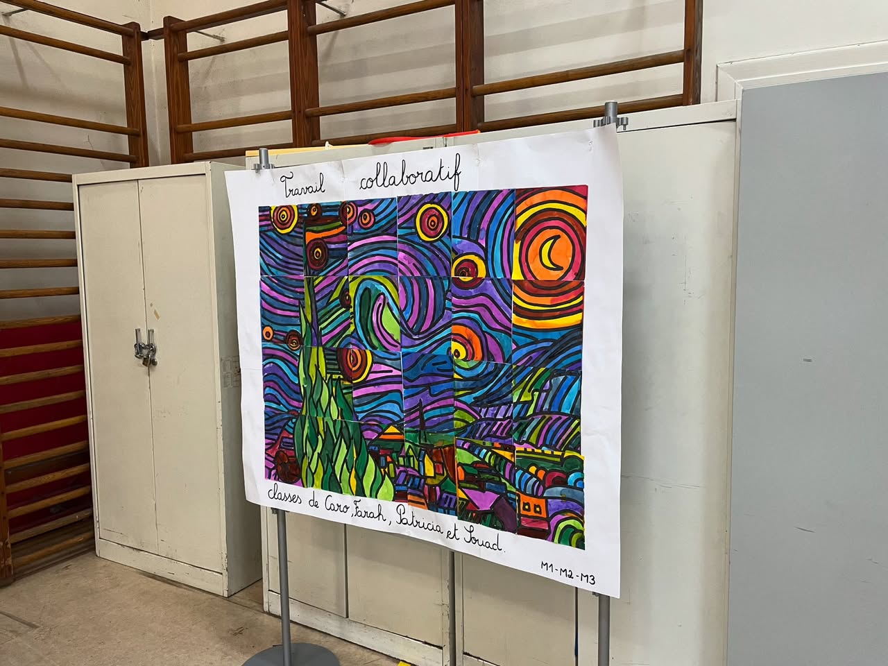 Exposition de reprises de grands artistes à l'école Henri Frick