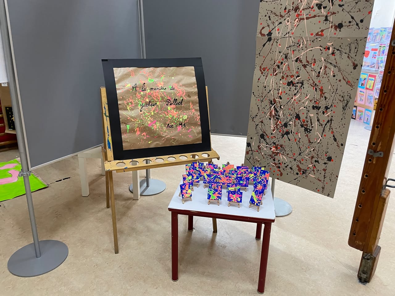 Exposition de reprises de grands artistes à l'école Henri Frick