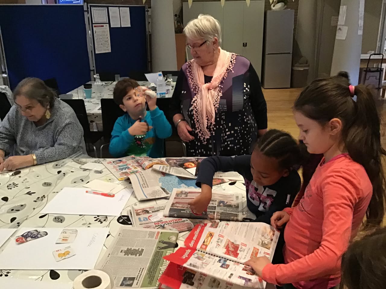 Ateliers d’écriture et de lecture des P1-P2 à la Maison des familles