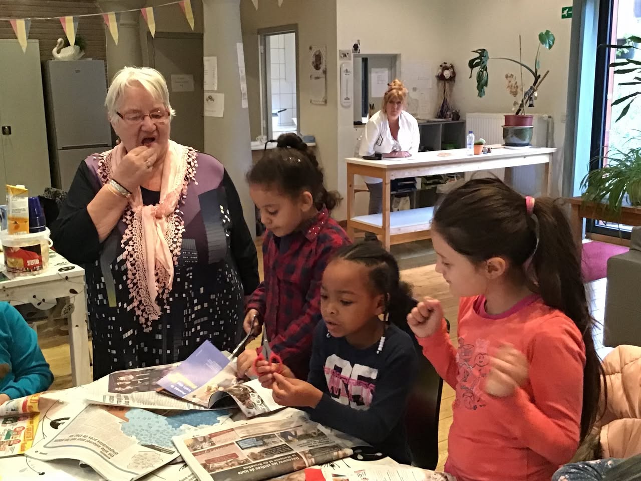 Ateliers d’écriture et de lecture des P1-P2 à la Maison des familles