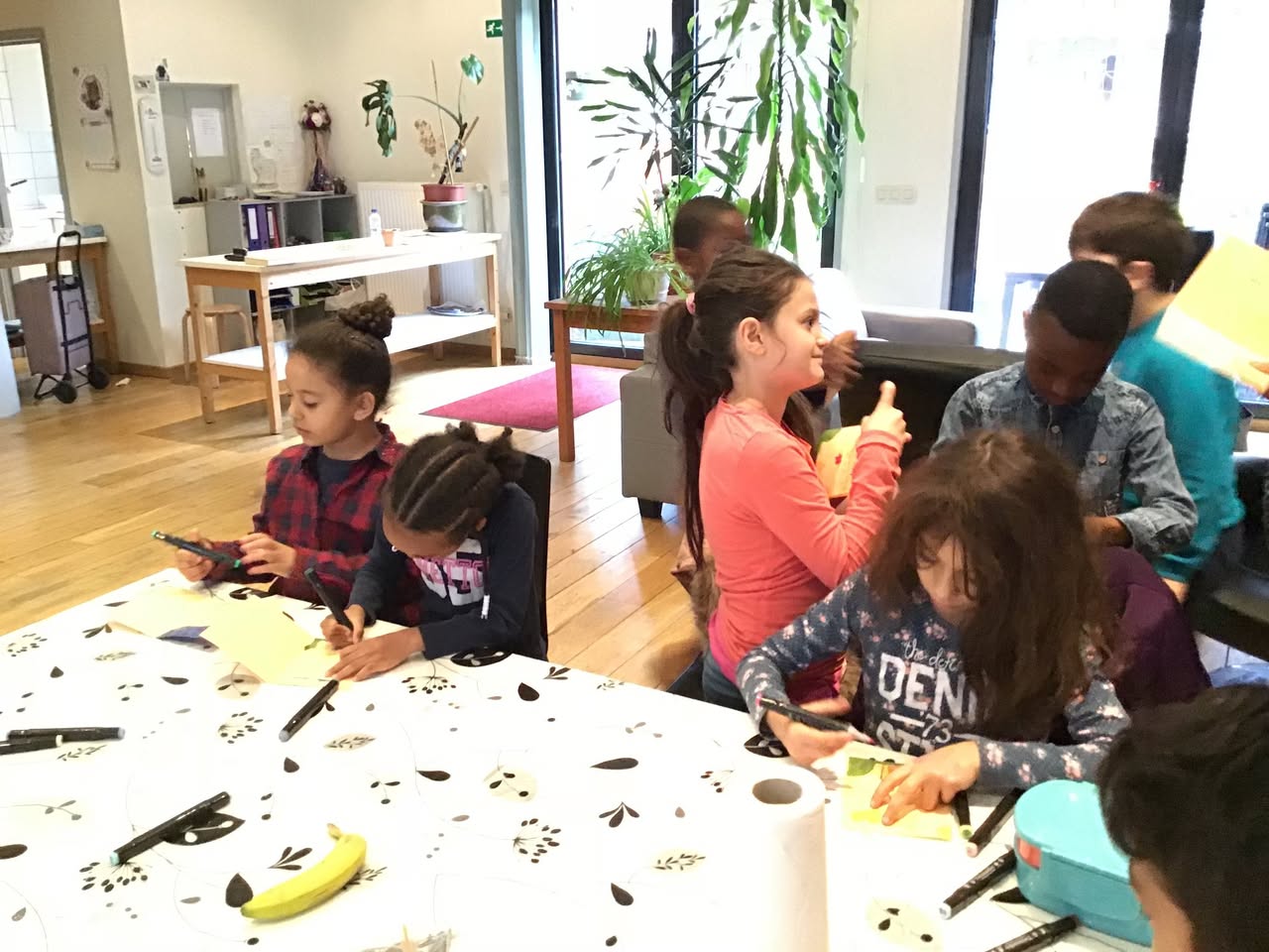 Ateliers d’écriture et de lecture des P1-P2 à la Maison des familles