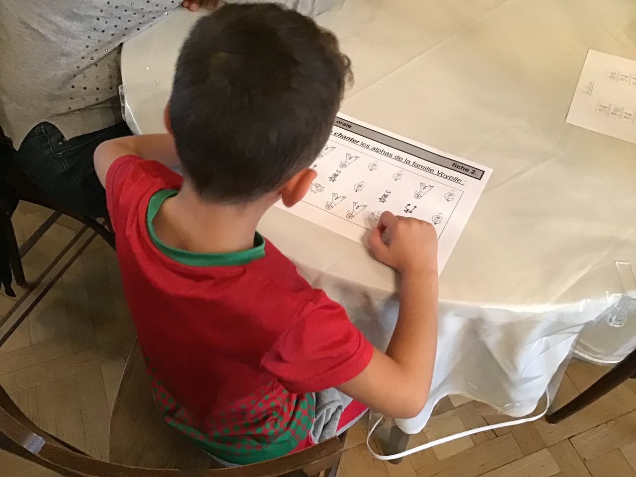 Ateliers d’écriture et de lecture des P1-P2 à la Maison des familles