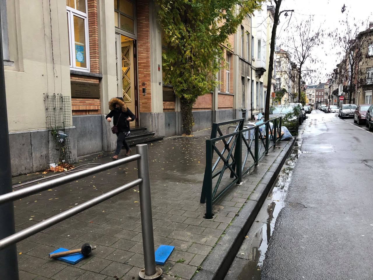 Nouvelles barrières de protection devant l’école