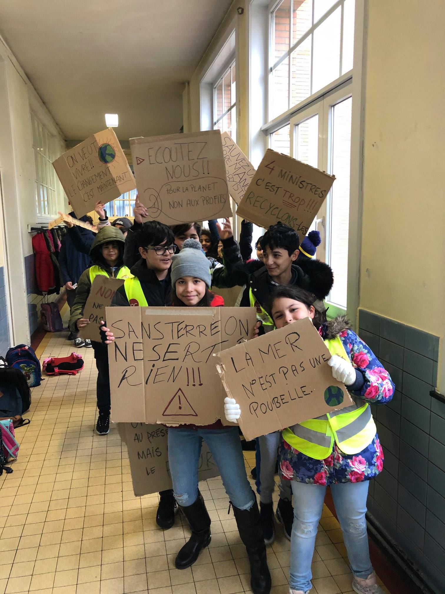 Les élèves mobilisés pour le climat