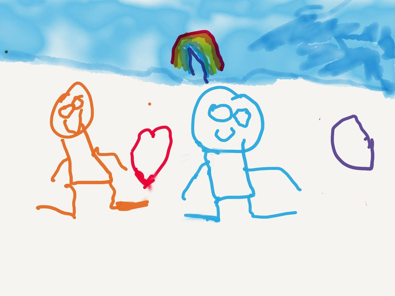 Dessin sur tablette en classe Montessori