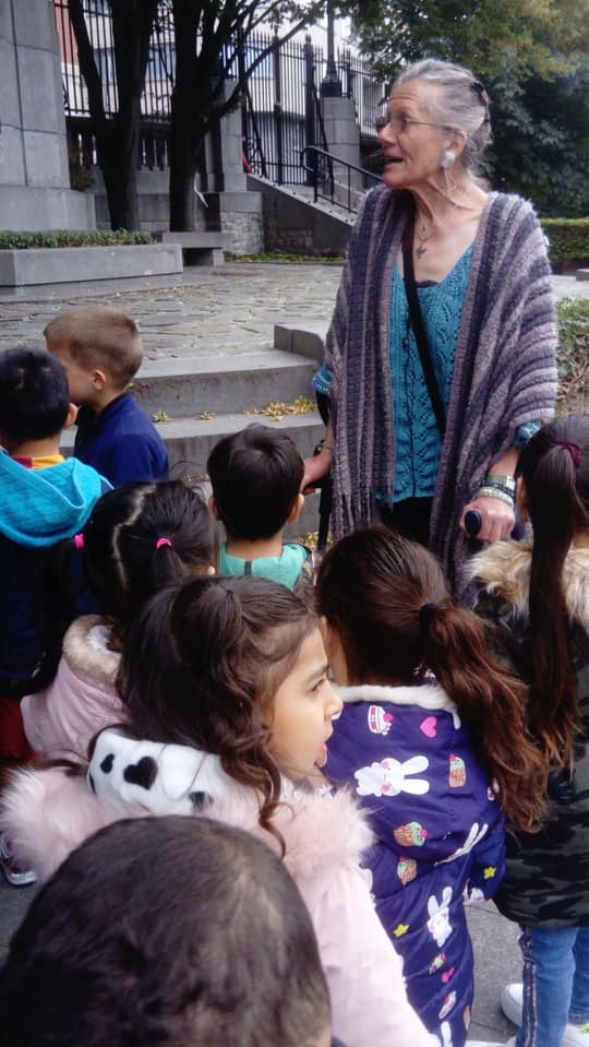 Visite de Mme Patricia avec les M3