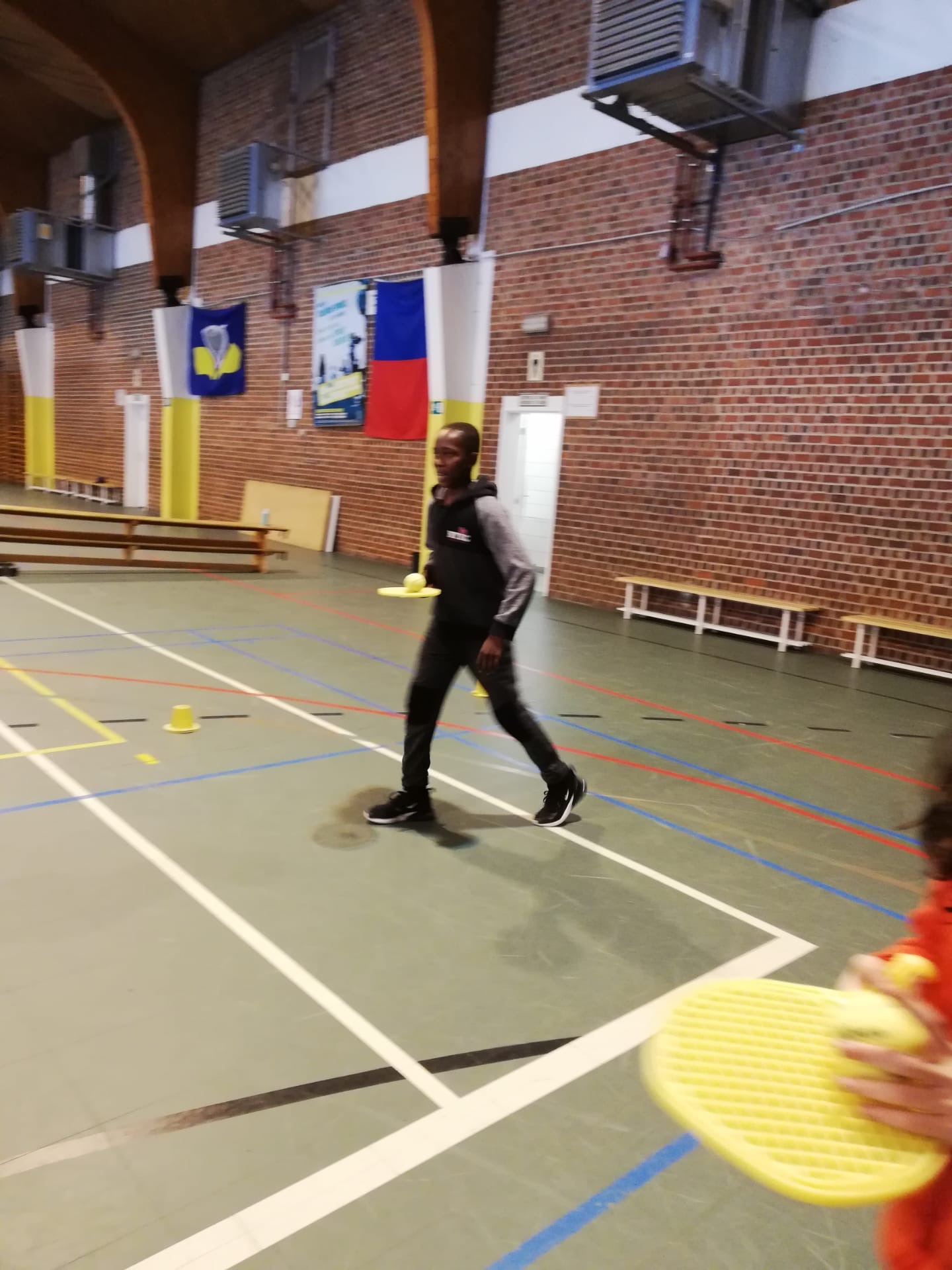 Les élèves de P5 pour l’activité place Rogier