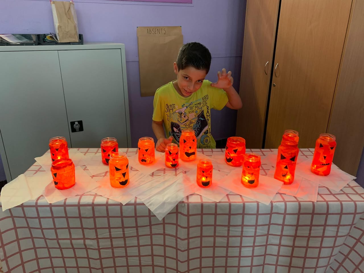 Préparation d’Halloween