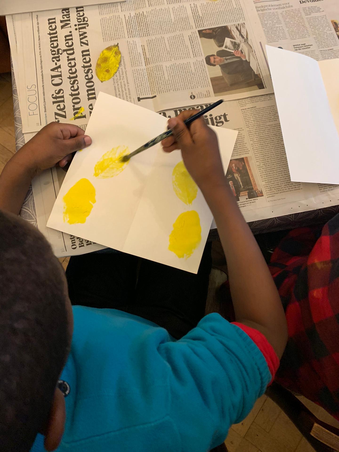 Bricolages d’automne à la Maison des familles