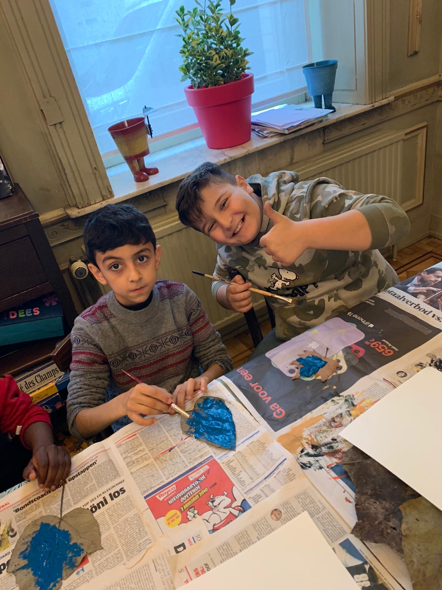 Bricolages d’automne à la Maison des familles
