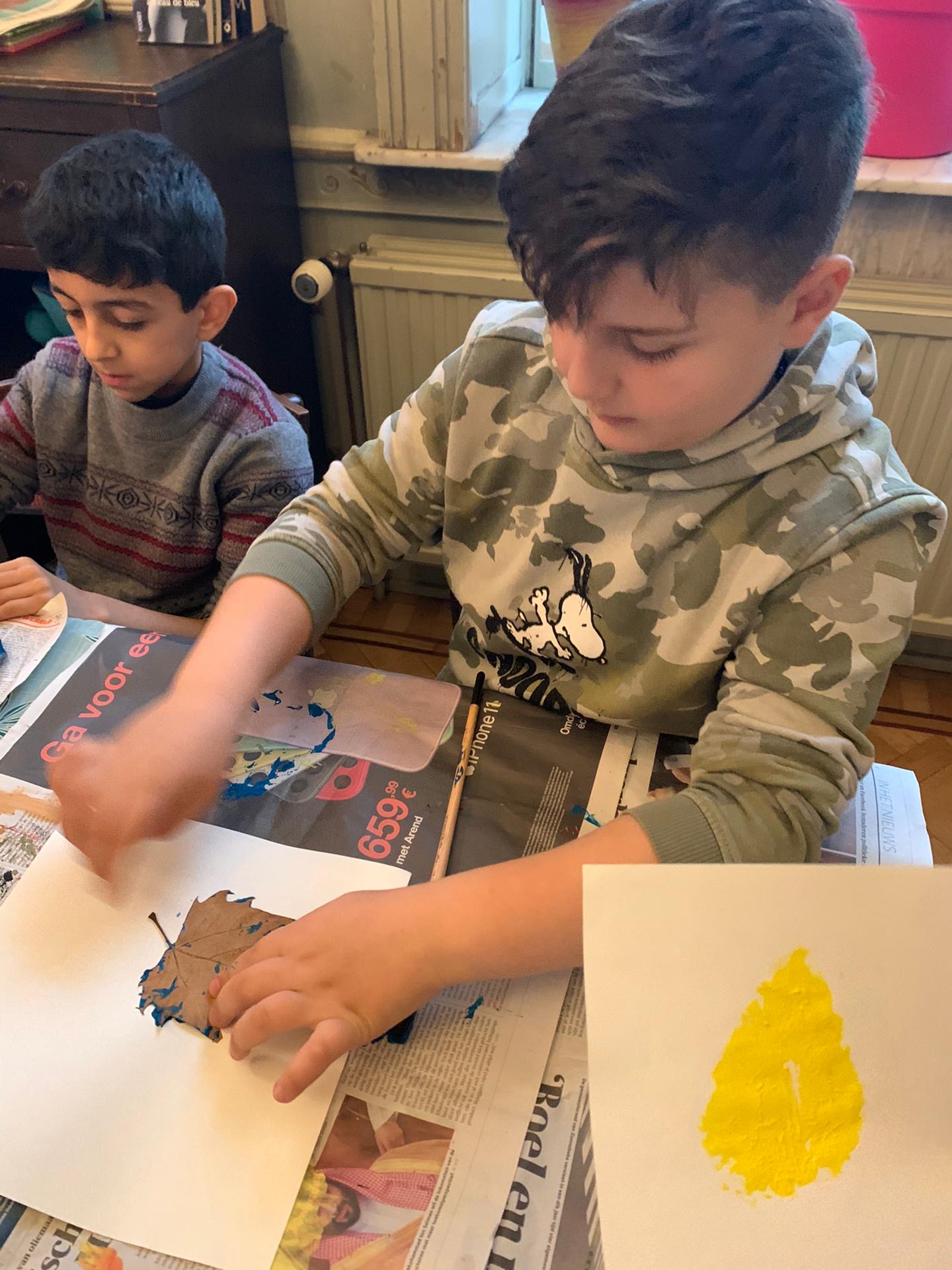 Bricolages d’automne à la Maison des familles