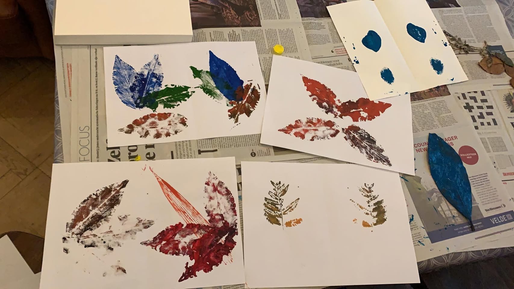 Bricolages d’automne à la Maison des familles