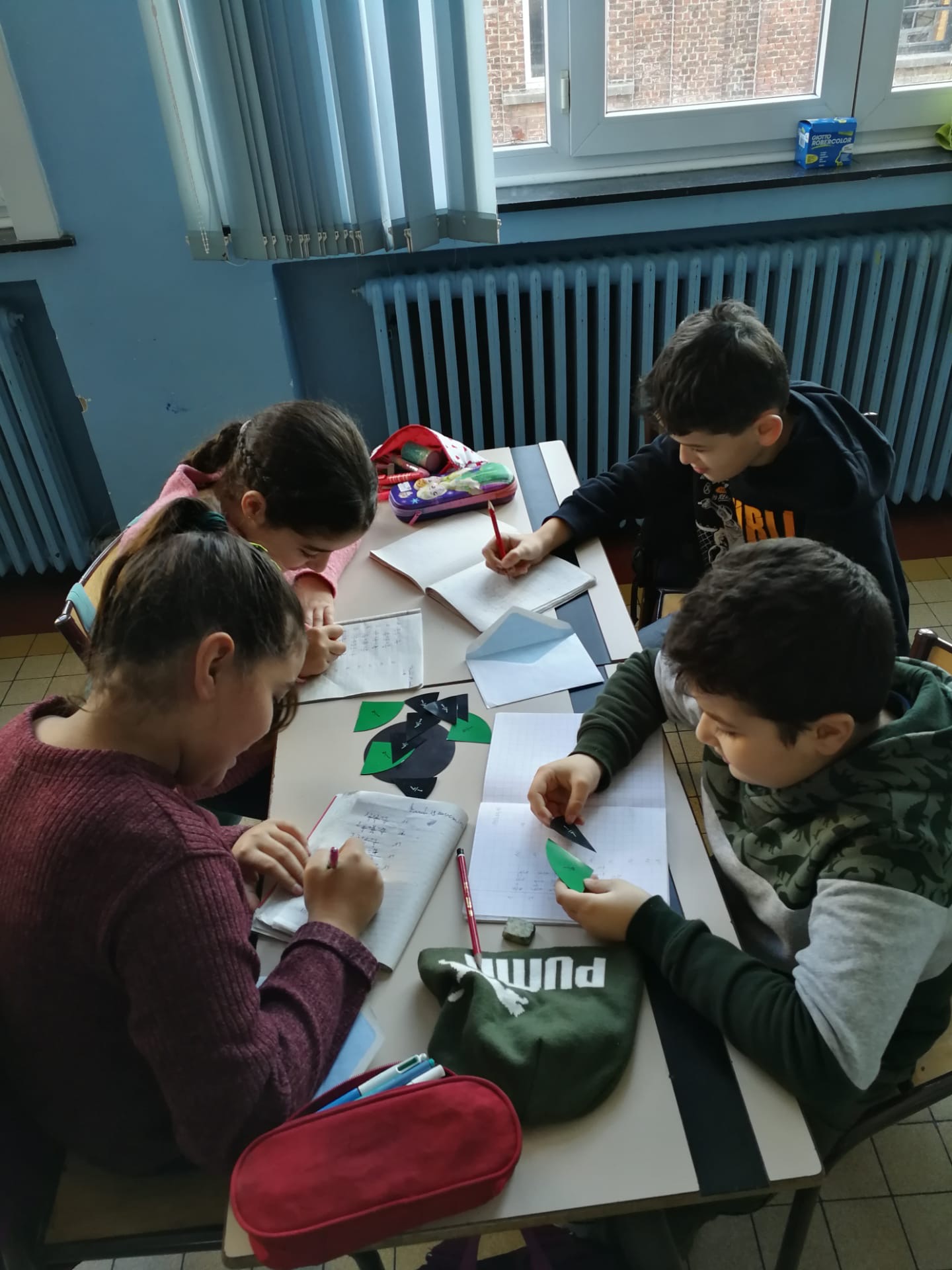 On travaille les fractions en P4
