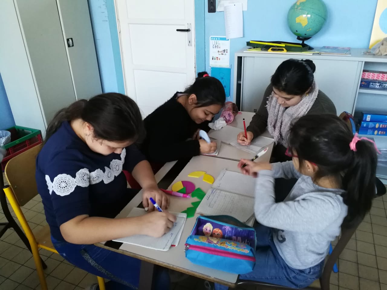 On travaille les fractions en P4