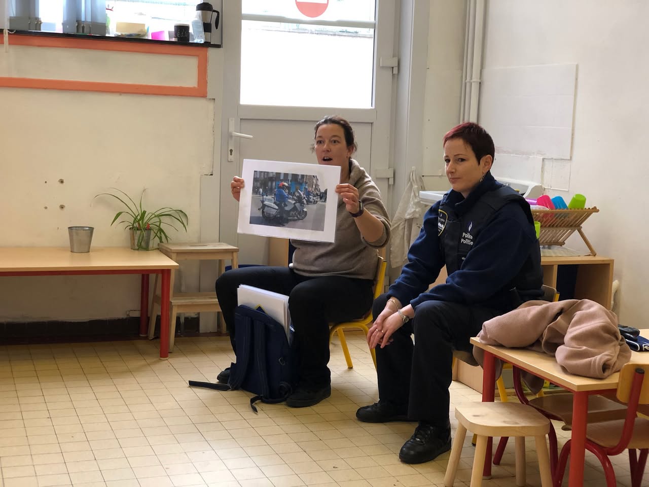 Visite de la police chez Monsieur Cédric