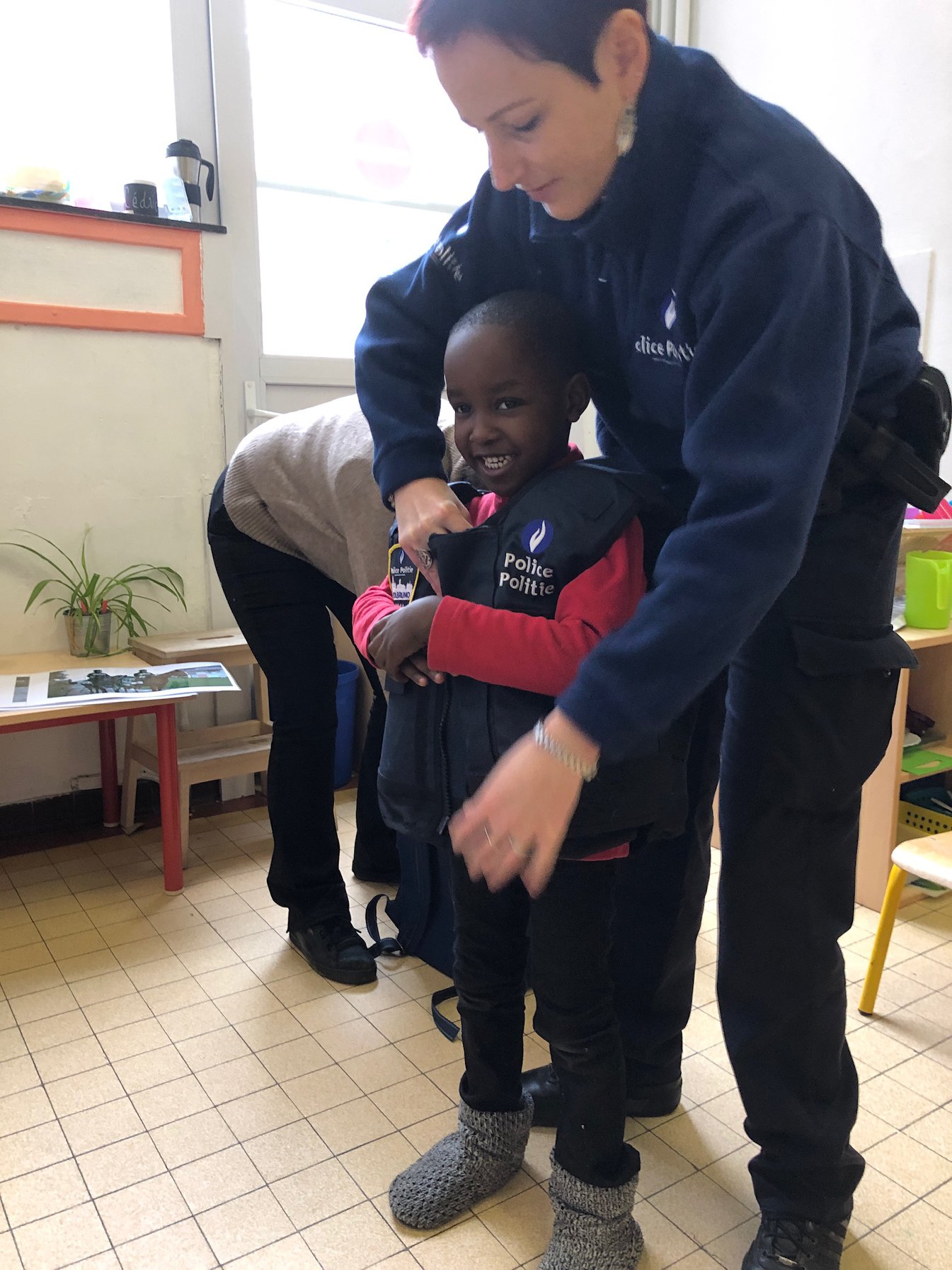 Visite de la police chez Monsieur Cédric