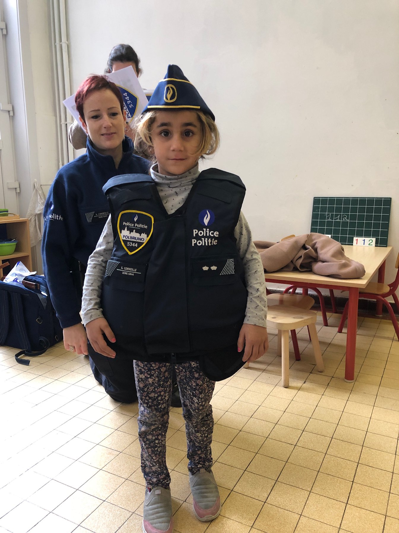 Visite de la police chez Monsieur Cédric