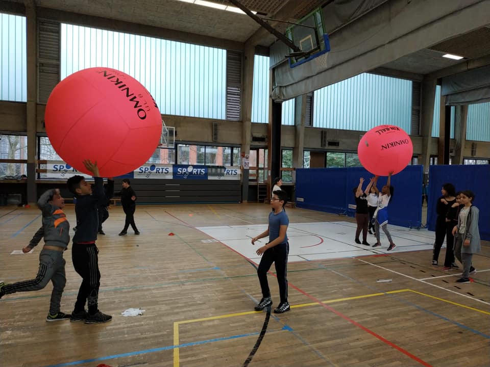 Journée sportive à l’ULB pour les P5